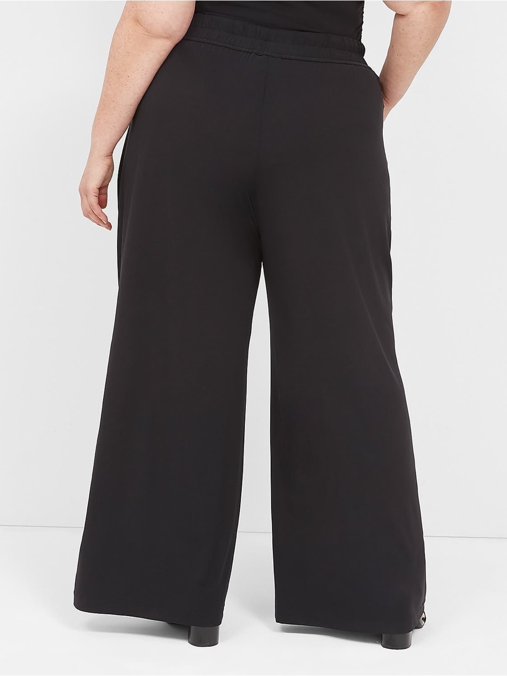 PLUS SIZE WIDE LEG PANTS - Picture 3 of 3